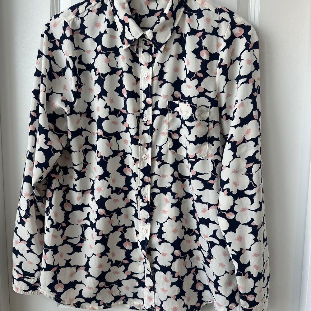 Floral Button-Up Shirt